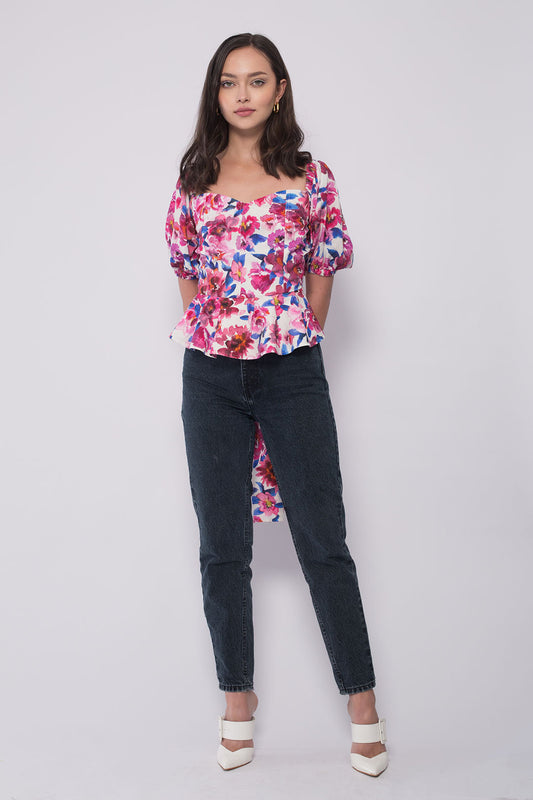 Paloma Floral Top